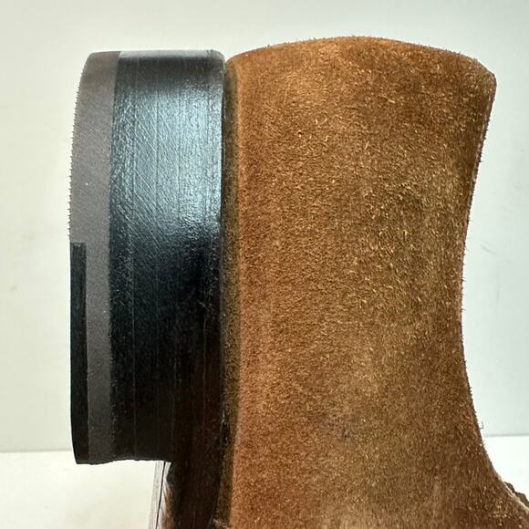 NEW HEELS Morjas The Oxford Snuff Suede Cap Toe Handmade in Spain US 11.5 - Picture 12 of 13